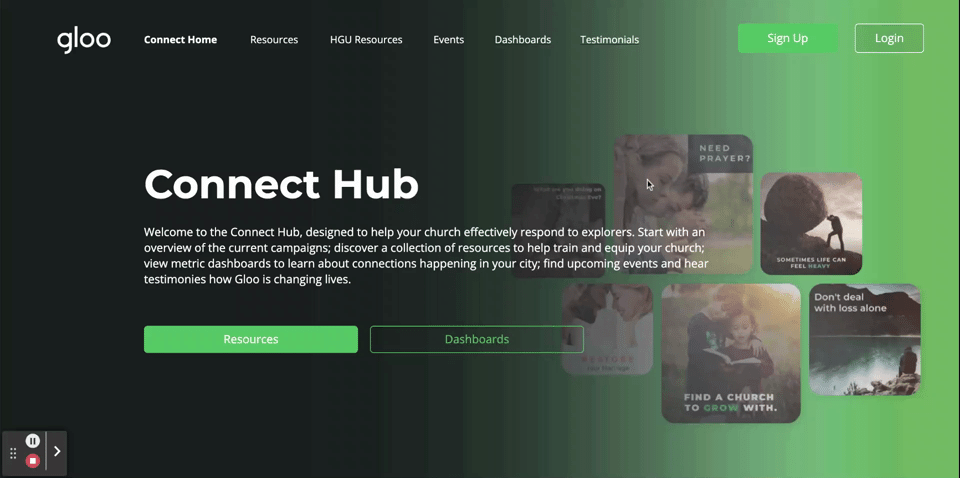 Connect Hub resources for Gloo